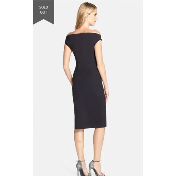CHIARA BONI La Petite Robe MELANIA OFF THE SHOULDER CUT OUT DRESS Black … - Picture 4 of 16